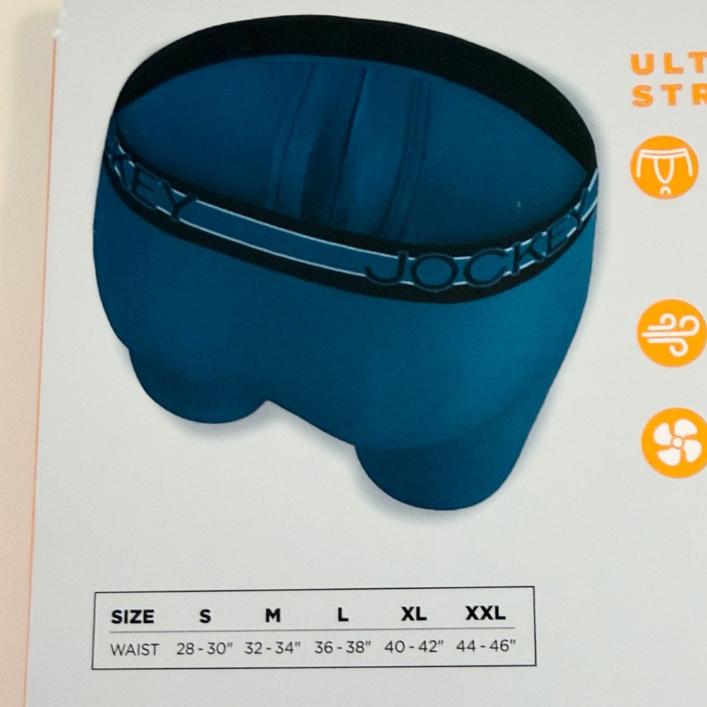 Jockey Generation 3pk Microfiber No Chafe Pouch Boxer Briefs LG NWT 32-34 Waist - Picture 10 of 14